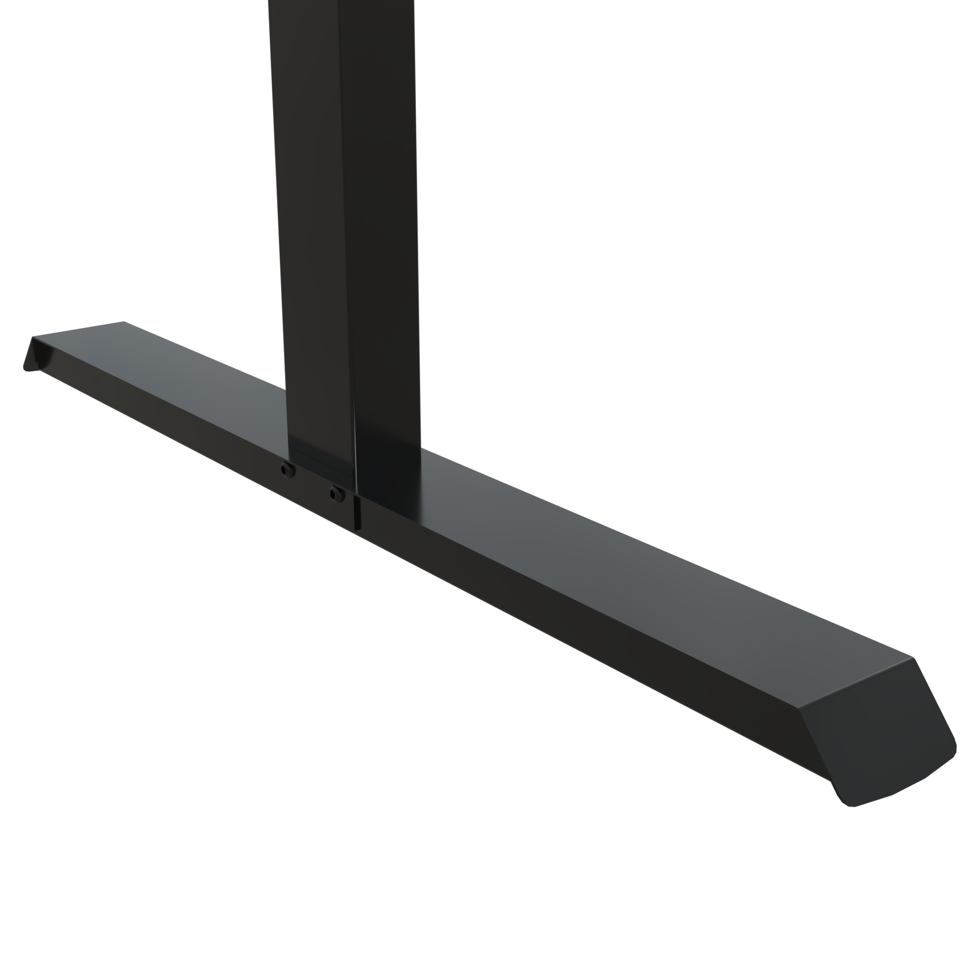 Schreibtisch steh/sitz | 120x80 cm | Buche mit schwarzem Gestell