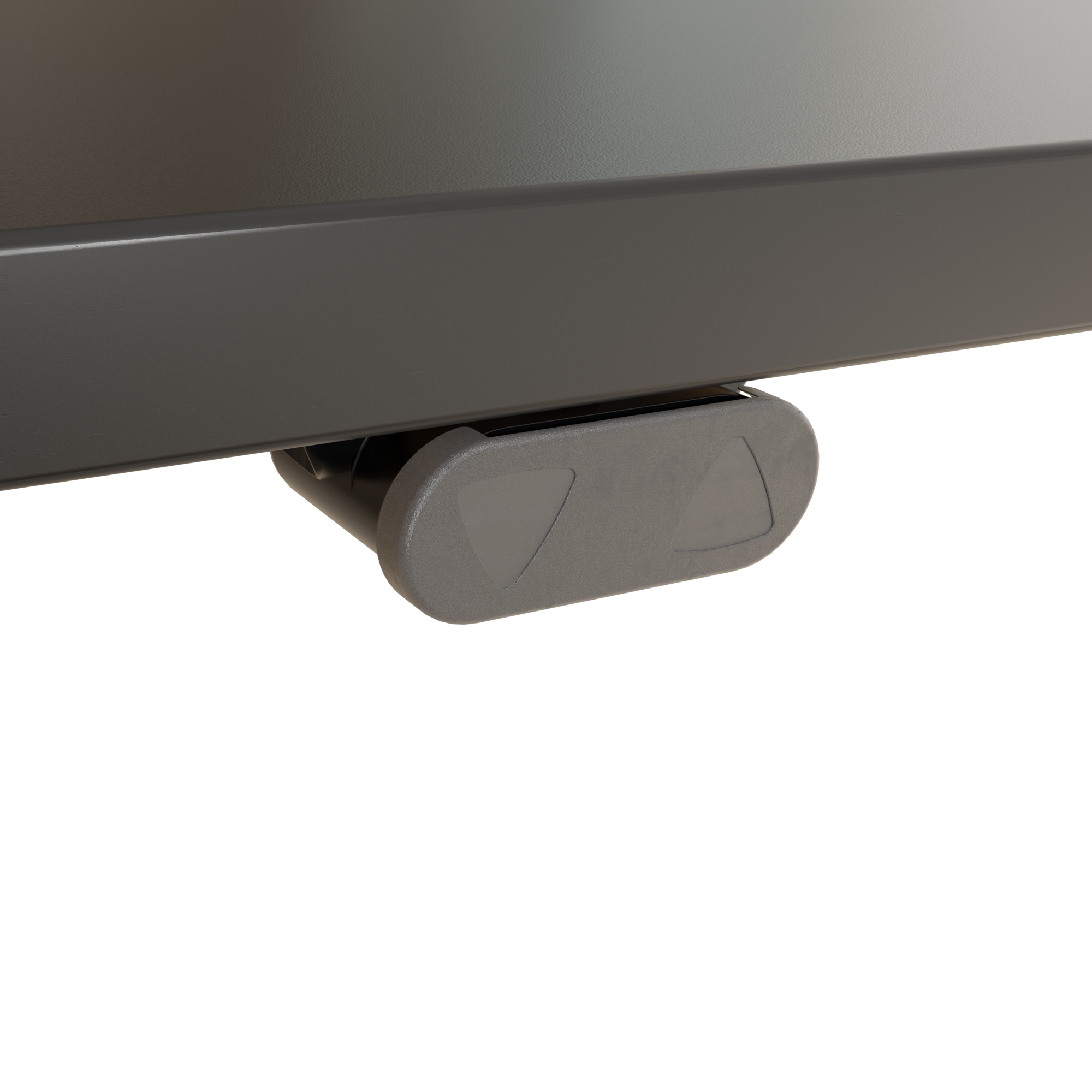 Schreibtisch steh/sitz | 160x80 cm | Schwarz mit weißem Gestell