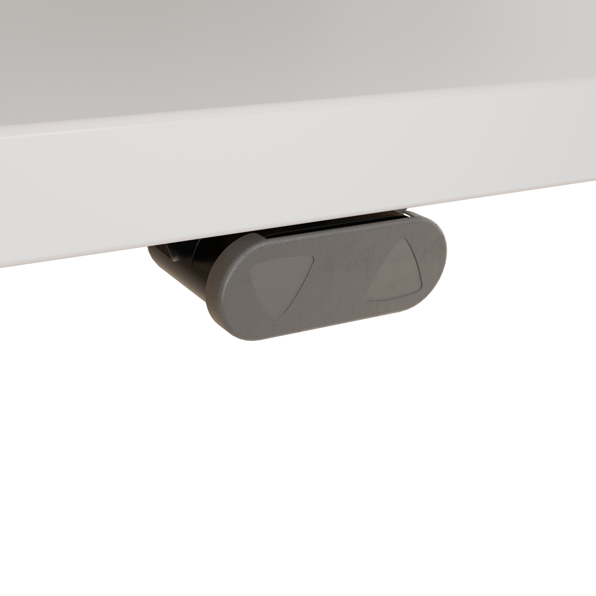 Schreibtisch steh/sitz | 160x80 cm | Weiß mit weißem Gestell