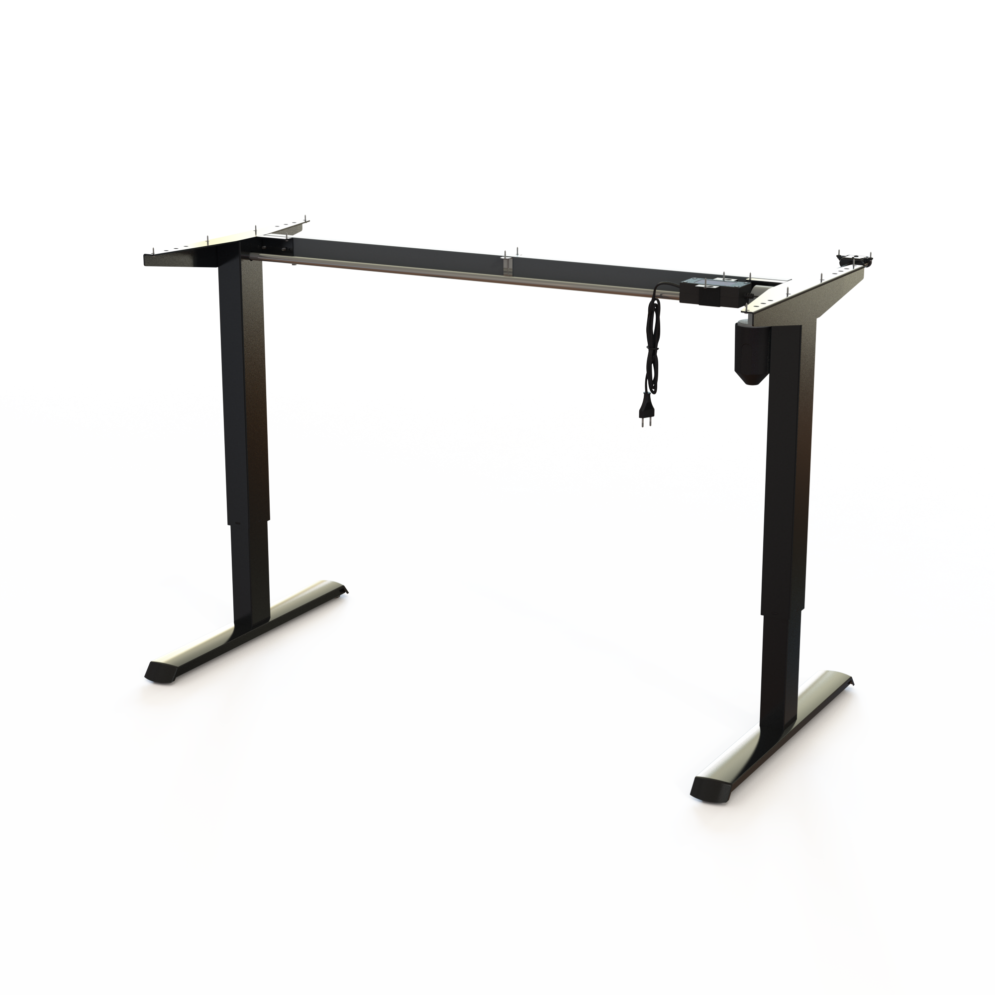 Gestell steh/sitz | Breite 129 cm | Schwarz