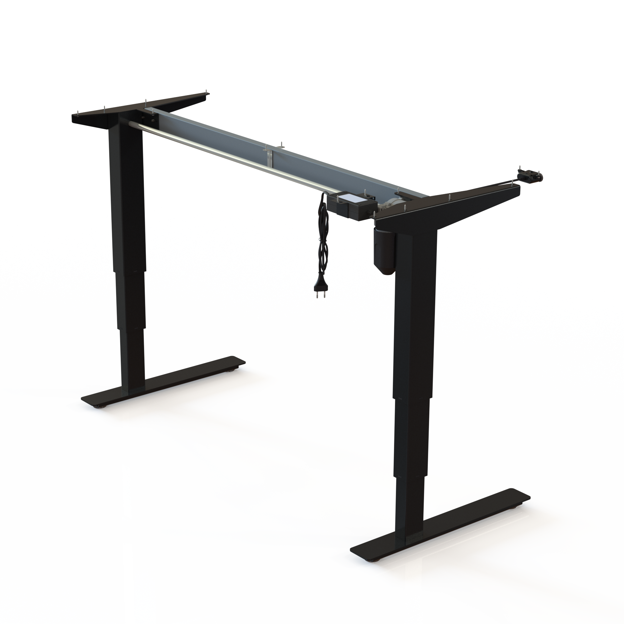 Gestell steh/sitz | Breite 129 cm | Schwarz
