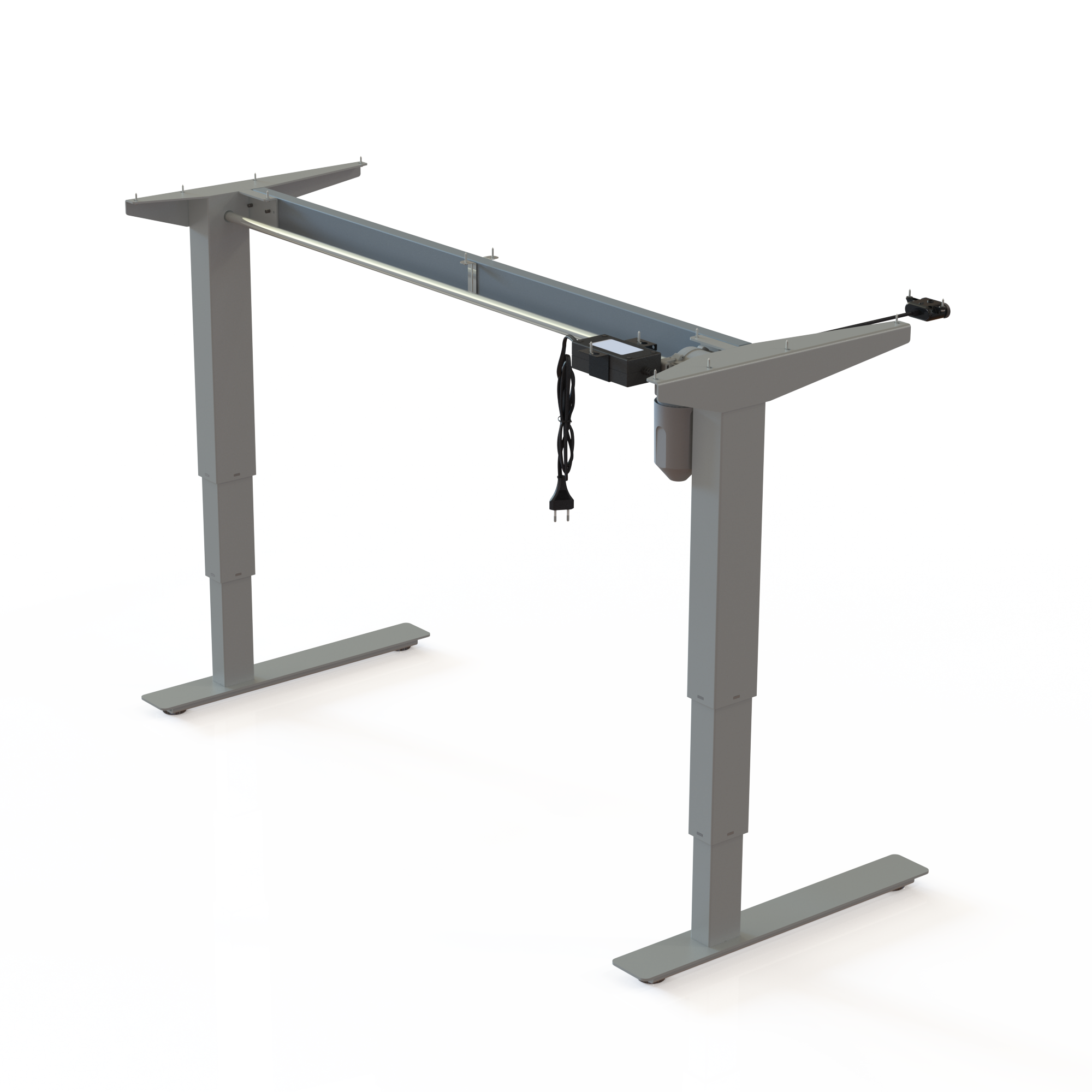 Gestell steh/sitz | Breite 129 cm | Silber