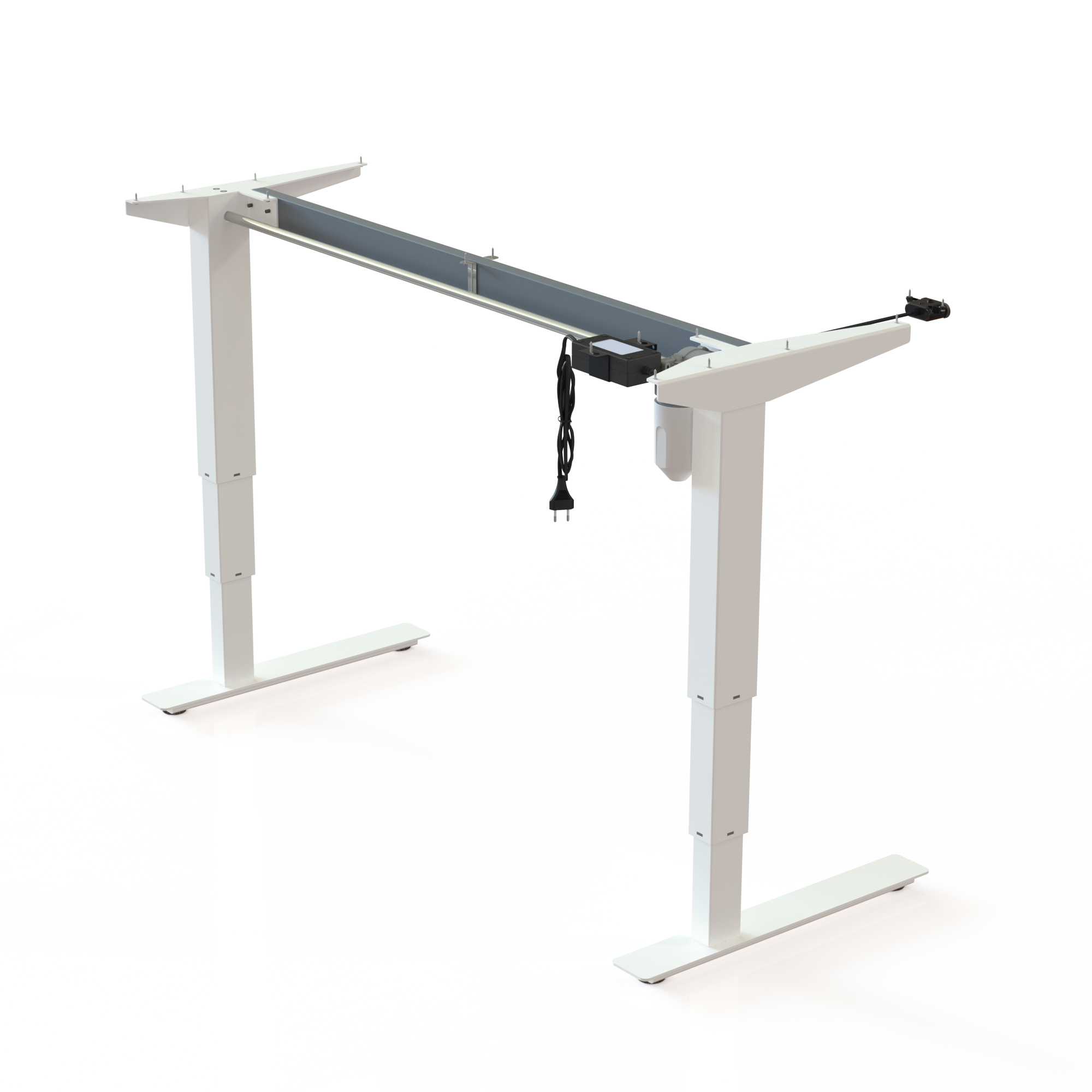 Gestell steh/sitz | Breite 129 cm | Weiß