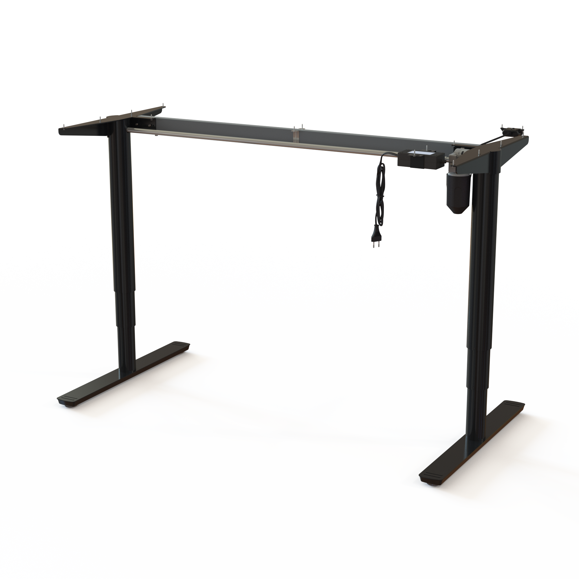 Gestell steh/sitz | Breite 129 cm | Schwarz